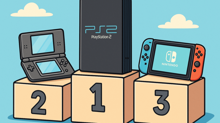 top 5 consoles plus vendues tous les temps