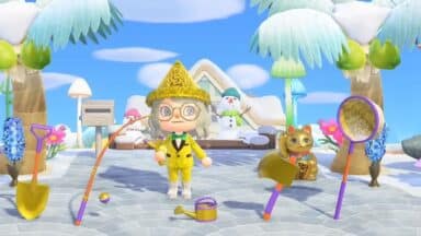 outils dorés animal crossing