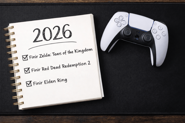 2 janvier 2026 : as-tu fini un jeu déjà ? La honte du backlog gamers