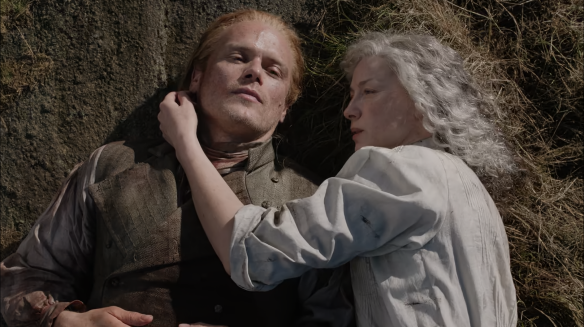 Outlander fin expliqué : Claire cheveux blanc