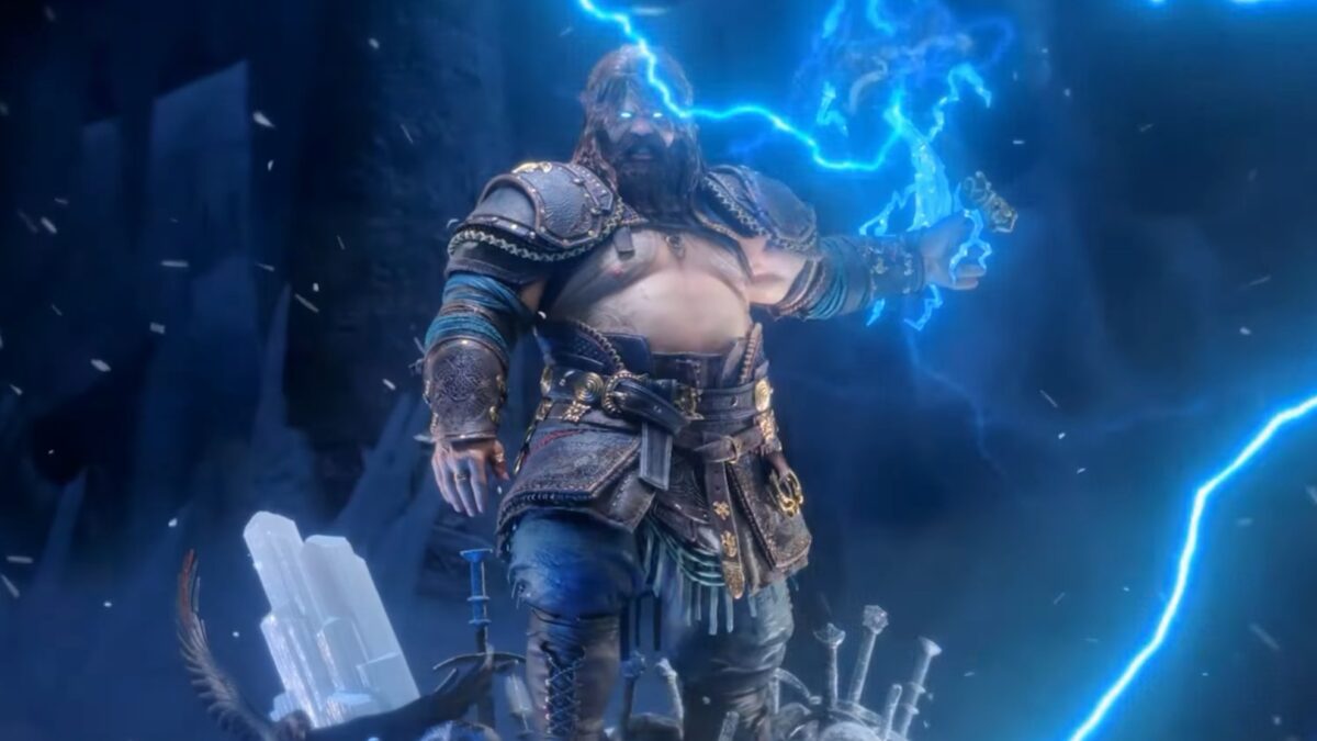 statue thor god of war